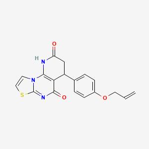 4-[4-(allyloxy)phenyl]-3,4-dihydro-2H-pyrido[3,2-e][1,3]thiazolo[3,2-a]pyrimidine-2,5(1H)-dione