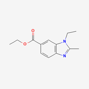 ethyl 1-ethyl-2-methyl-1H-benzimidazole-6-carboxylate