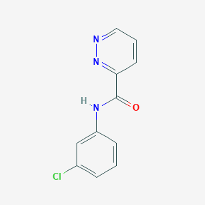 N-(3-chlorophenyl)pyridazine-3-carboxamide