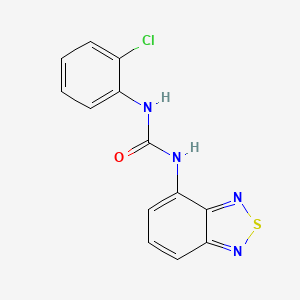 molecular formula C13H9ClN4OS B4318421 N-2,1,3-benzothiadiazol-4-yl-N'-(2-chlorophenyl)urea 