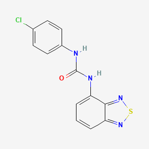 N-2,1,3-benzothiadiazol-4-yl-N'-(4-chlorophenyl)urea