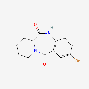 2-bromo-7,8,9,10-tetrahydropyrido[2,1-c][1,4]benzodiazepine-6,12(5H,6aH)-dione