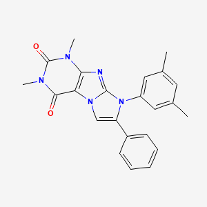 8-(3,5-dimethylphenyl)-1,3-dimethyl-7-phenyl-1H-imidazo[2,1-f]purine-2,4(3H,8H)-dione