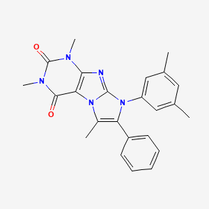 8-(3,5-dimethylphenyl)-1,3,6-trimethyl-7-phenyl-1H-imidazo[2,1-f]purine-2,4(3H,8H)-dione