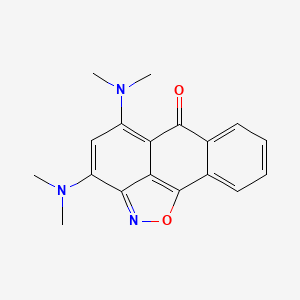 3,5-bis(dimethylamino)-6H-anthra[1,9-cd]isoxazol-6-one