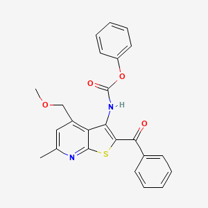 phenyl [2-benzoyl-4-(methoxymethyl)-6-methylthieno[2,3-b]pyridin-3-yl]carbamate