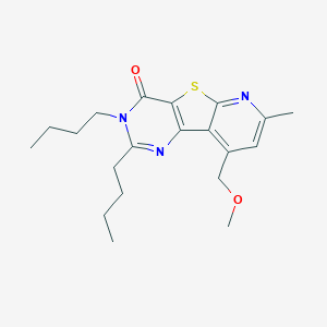 2,3-dibutyl-9-(methoxymethyl)-7-methylpyrido[3',2':4,5]thieno[3,2-d]pyrimidin-4(3H)-one