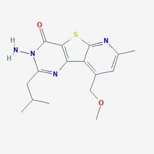 3-amino-2-isobutyl-9-(methoxymethyl)-7-methylpyrido[3',2':4,5]thieno[3,2-d]pyrimidin-4(3H)-one