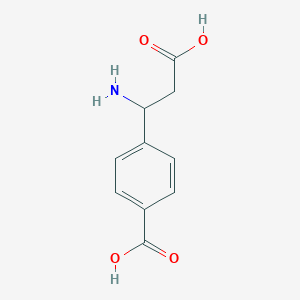 molecular formula C10H11NO4 B4319095 4-(1-amino-2-carboxyethyl)benzoic acid CAS No. 682804-01-9