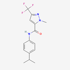 N-(4-isopropylphenyl)-1-methyl-3-(trifluoromethyl)-1H-pyrazole-5-carboxamide