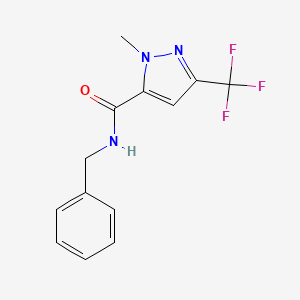 N-benzyl-1-methyl-3-(trifluoromethyl)-1H-pyrazole-5-carboxamide