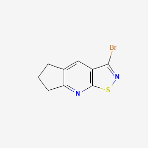 3-bromo-6,7-dihydro-5H-cyclopenta[b]isothiazolo[4,5-e]pyridine