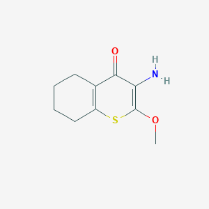 3-amino-2-methoxy-5,6,7,8-tetrahydro-4H-thiochromen-4-one