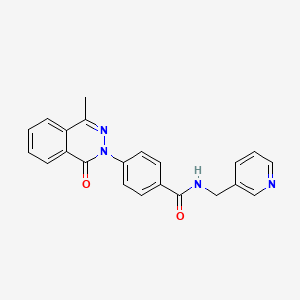 4-(4-METHYL-1-OXO-12-DIHYDROPHTHALAZIN-2-YL)-N-[(PYRIDIN-3-YL)METHYL]BENZAMIDE