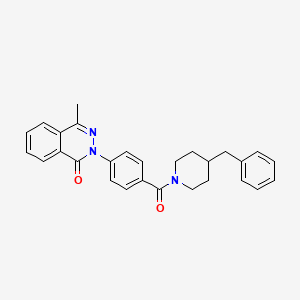 2-{4-[(4-benzylpiperidin-1-yl)carbonyl]phenyl}-4-methylphthalazin-1(2H)-one