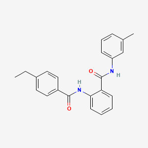 2-[(4-ethylbenzoyl)amino]-N-(3-methylphenyl)benzamide