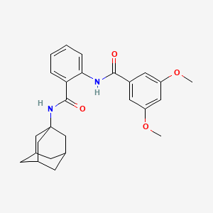 N-{2-[(1-adamantylamino)carbonyl]phenyl}-3,5-dimethoxybenzamide