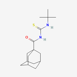 N-[(tert-butylamino)carbonothioyl]adamantane-1-carboxamide