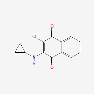 2-chloro-3-(cyclopropylamino)naphthoquinone