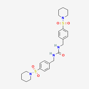 N,N'-bis[4-(piperidin-1-ylsulfonyl)benzyl]urea