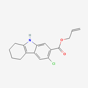 molecular formula C16H16ClNO2 B4320006 allyl 6-chloro-2,3,4,9-tetrahydro-1H-carbazole-7-carboxylate 