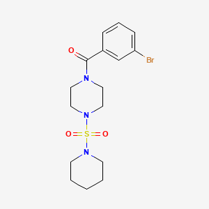 (3-BROMOPHENYL)[4-(PIPERIDINOSULFONYL)PIPERAZINO]METHANONE