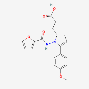 3-[1-(2-furoylamino)-5-(4-methoxyphenyl)-1H-pyrrol-2-yl]propanoic acid