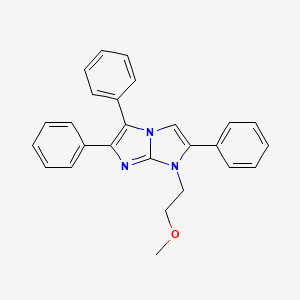 1-(2-methoxyethyl)-2,5,6-triphenyl-1H-imidazo[1,2-a]imidazole