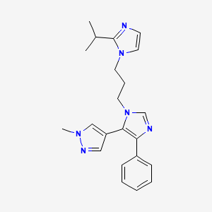 4-{1-[3-(2-isopropyl-1H-imidazol-1-yl)propyl]-4-phenyl-1H-imidazol-5-yl}-1-methyl-1H-pyrazole