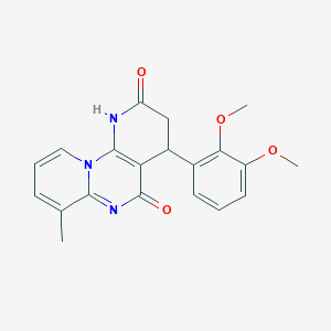 4-(2,3-dimethoxyphenyl)-7-methyl-3,4-dihydro-2H-dipyrido[1,2-a:3',2'-e]pyrimidine-2,5(1H)-dione