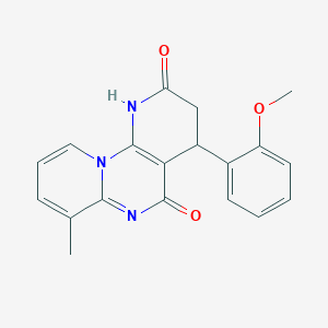 4-(2-methoxyphenyl)-7-methyl-3,4-dihydro-2H-dipyrido[1,2-a:3',2'-e]pyrimidine-2,5(1H)-dione