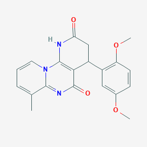 4-(2,5-dimethoxyphenyl)-7-methyl-3,4-dihydro-2H-dipyrido[1,2-a:3',2'-e]pyrimidine-2,5(1H)-dione