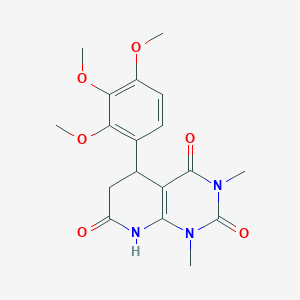 1,3-dimethyl-5-(2,3,4-trimethoxyphenyl)-5,8-dihydropyrido[2,3-d]pyrimidine-2,4,7(1H,3H,6H)-trione