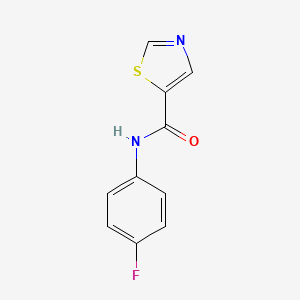 N-(4-fluorophenyl)-1,3-thiazole-5-carboxamide