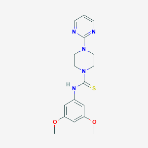 N-(3,5-dimethoxyphenyl)-4-pyrimidin-2-ylpiperazine-1-carbothioamide