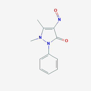 molecular formula C11H11N3O2 B043216 4-Nitrosoantipyrin CAS No. 885-11-0