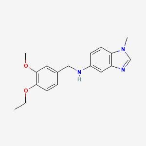 N-(4-ethoxy-3-methoxybenzyl)-1-methyl-1H-benzimidazol-5-amine