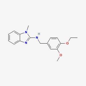 N-(4-ethoxy-3-methoxybenzyl)-1-methyl-1H-benzimidazol-2-amine