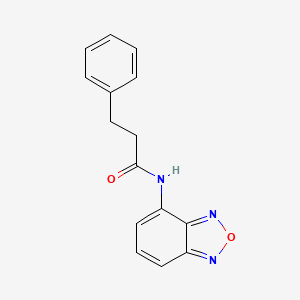 N-2,1,3-benzoxadiazol-4-yl-3-phenylpropanamide