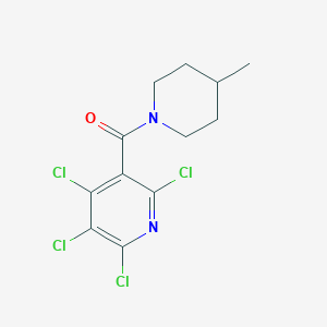 (4-METHYLPIPERIDINO)(2,4,5,6-TETRACHLORO-3-PYRIDYL)METHANONE