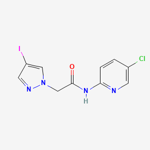 N-(5-chloropyridin-2-yl)-2-(4-iodo-1H-pyrazol-1-yl)acetamide