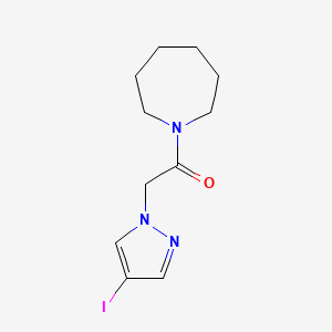 1-[(4-iodo-1H-pyrazol-1-yl)acetyl]azepane