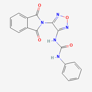 N-[4-(1,3-dioxo-1,3-dihydro-2H-isoindol-2-yl)-1,2,5-oxadiazol-3-yl]-N'-phenylurea