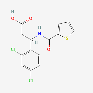 3-(2,4-dichlorophenyl)-3-[(2-thienylcarbonyl)amino]propanoic acid