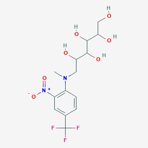 1-deoxy-1-{methyl[2-nitro-4-(trifluoromethyl)phenyl]amino}hexitol