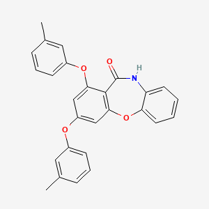 1,3-bis(3-methylphenoxy)dibenzo[b,f][1,4]oxazepin-11(10H)-one