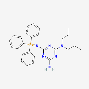 N,N-dipropyl-6-[(triphenylphosphoranylidene)amino]-1,3,5-triazine-2,4-diamine