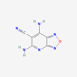 5,7-diamino[1,2,5]oxadiazolo[3,4-b]pyridine-6-carbonitrile