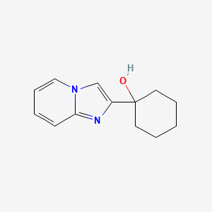 molecular formula C13H16N2O B4322398 1-imidazo[1,2-a]pyridin-2-ylcyclohexanol 