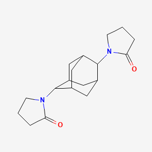 molecular formula C18H26N2O2 B4322431 1,1'-tricyclo[3.3.1.1~3,7~]decane-2,6-diyldipyrrolidin-2-one 